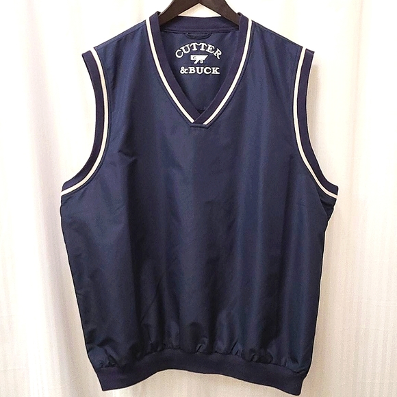 Cutter and Buck Sleeveless Pullover Golf Sweater - Picture 5 of 11